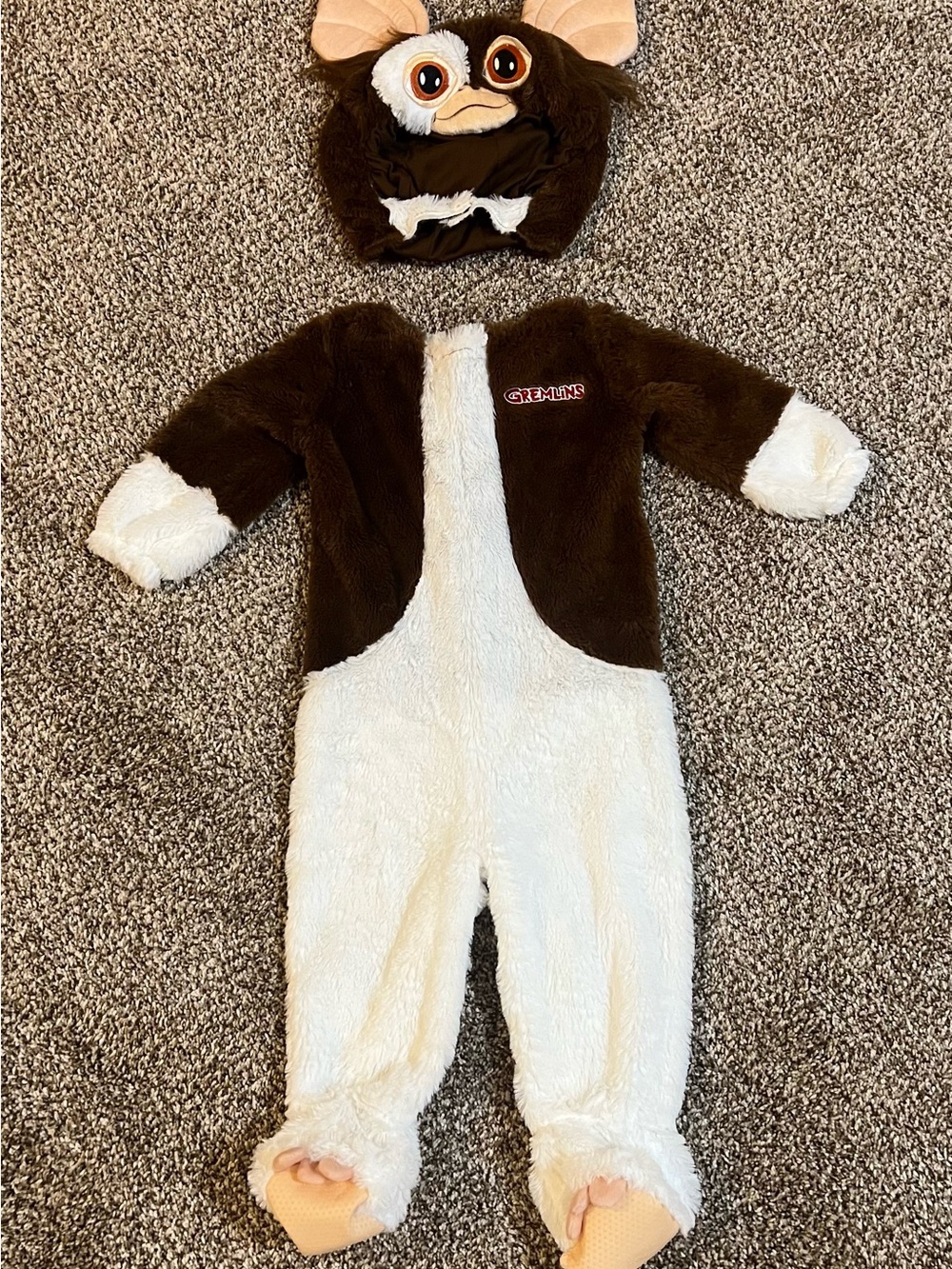 Baby/Toddler Gremlins Gizmo Halloween Costume Size 12-18 Months